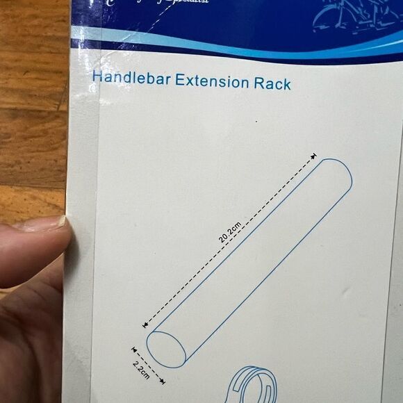 Bicycle deemount handlebar extension rack - Picture 6 of 6